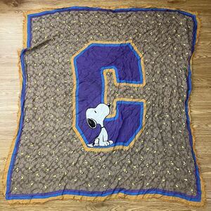 Coach X Peanuts Snoopy Signature Oversized Square Scarf 44” X 44”